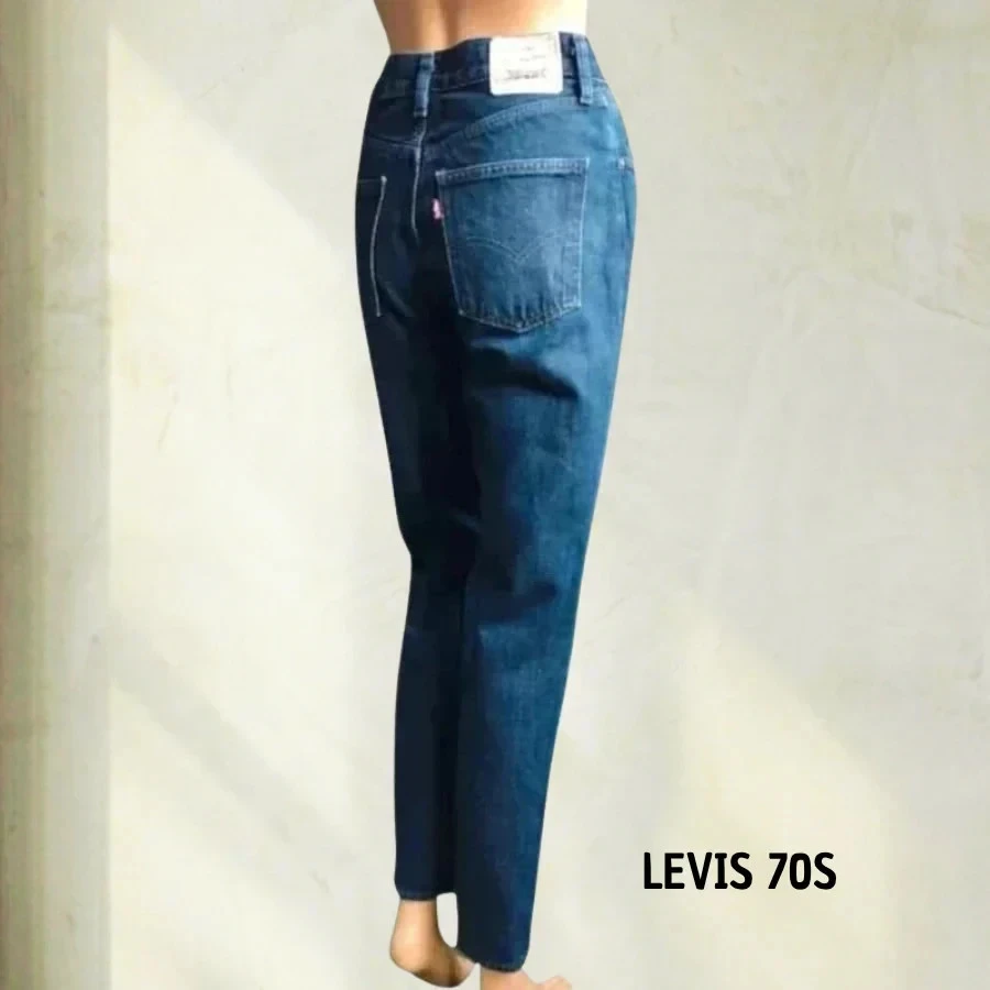 Levis Strauss 70s straight , taille haute , 100 % coton